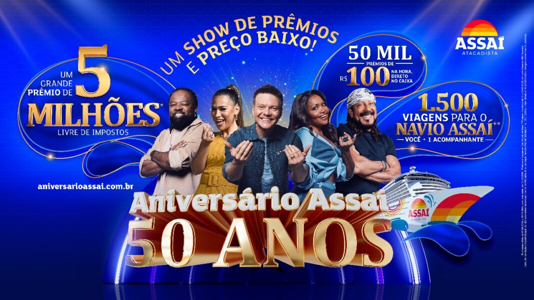 Assaí fecha navio exclusivo para 3 mil clientes e lança campanha com o maior prêmio da história