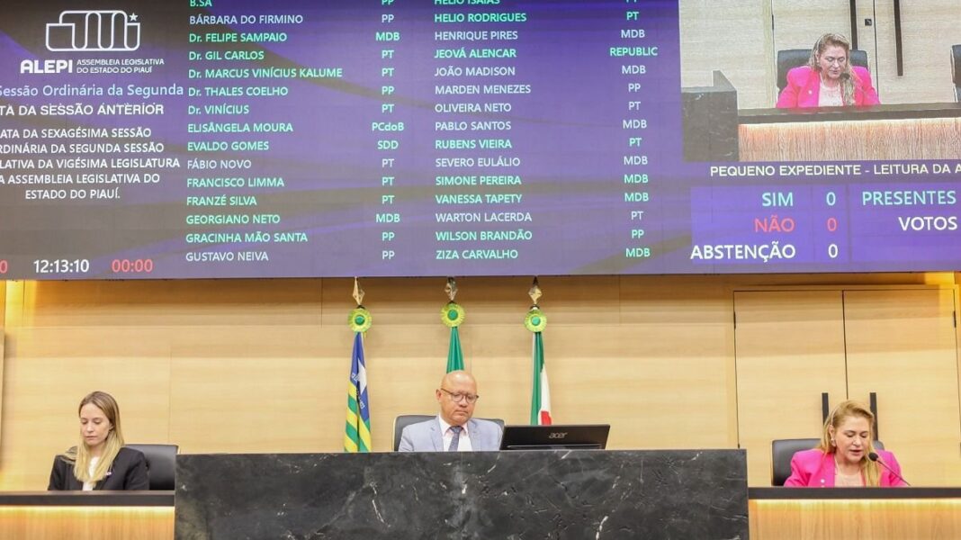 Assembleia Legislativa aprova quatro projetos de grande relevância para o Estado do Piauí