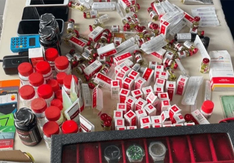 Megaoperação contra anabolizantes ilegais mira influenciadores e laboratórios