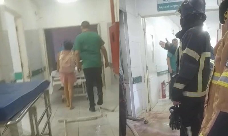 Princípio de incêndio atinge UPA do Promorar em Teresina e unidade é interditada temporariamente