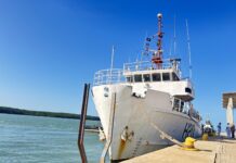 Porto de Luís Correia recebe primeiro navio da Marinha em missão para energia eólica offshore