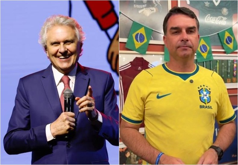 Caiado critica currículo de Flávio Bolsonaro e diz que “certidão de nascimento” é experiência do senador Caiado critica currículo de Flávio Bolsonaro e diz que “certidão de nascimento” é experiência do senador