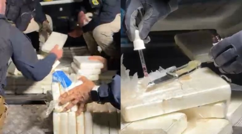PRF apreende 475 kg de cocaína durante abordagem a caminhão no Norte do Piauí PRF apreende 475 kg de cocaína durante abordagem a caminhão no Norte do Piauí
