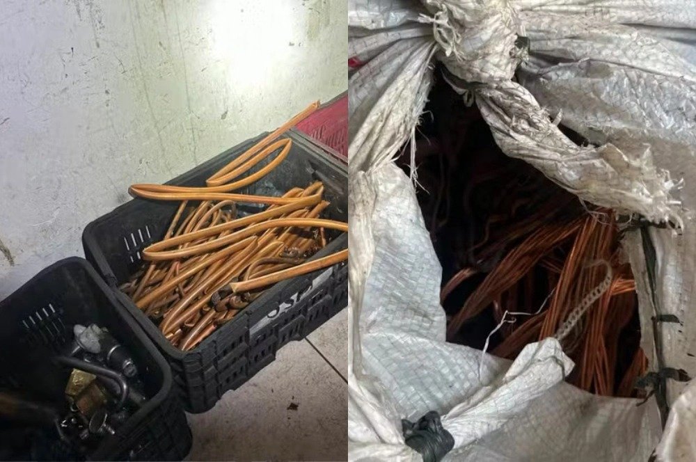 Operação mira três sucatas suspeitas de receptação de fios de cobre em Teresina Operação mira três sucatas suspeitas de receptação de fios de cobre em Teresina