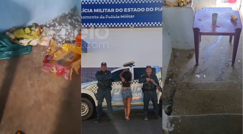 Mãe é presa após deixar três filhos sozinhos Mãe é presa após deixar três filhos sozinhos