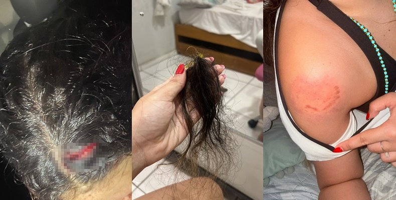 Mulher é agredida durante evento em terreiro Mulher é agredida durante evento em terreiro