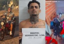 Suspeito debocha de policiais após fuga durante perseguição em Teresina