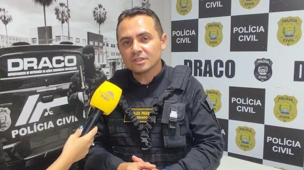 Delegado Charles Pessoa afirma que não vai recuar após plano de atentado no Piauí Delegado Charles Pessoa afirma que não vai recuar após plano de atentado no Piauí