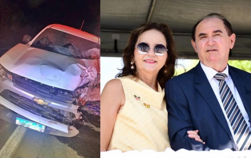 Primeira-dama de Floriano fica ferida em acidente que matou motociclista Primeira-dama de Floriano fica ferida em acidente que matou motociclista