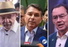 Quaest: Lula aparece com 37% e Flávio Bolsonaro tem 33% das intenções de voto no 1º turno