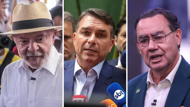 Quaest: Lula aparece com 37% e Flávio Bolsonaro tem 33% das intenções de voto no 1º turno Quaest: Lula aparece com 37% e Flávio Bolsonaro tem 33% das intenções de voto no 1º turno