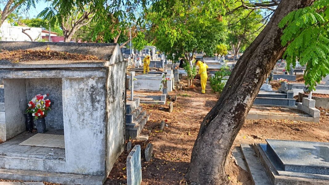 SDU Leste reforça limpeza de cemitérios para receber visitantes no Dia de Finados SDU Leste reforça limpeza de cemitérios para receber visitantes no Dia de Finados