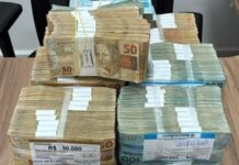 PF prende três homens com cerca de R$ 750 mil em espécie em Picos