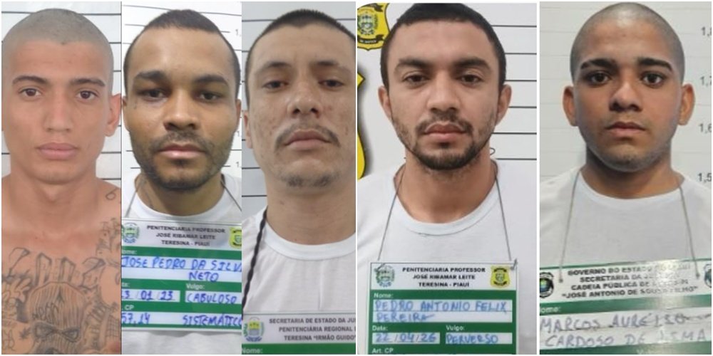 Dois dos cinco presos que fugiram da Penitenciária de Parnaíba são recapturados no litoral do Piauí Dois dos cinco presos que fugiram da Penitenciária de Parnaíba são recapturados no litoral do Piauí