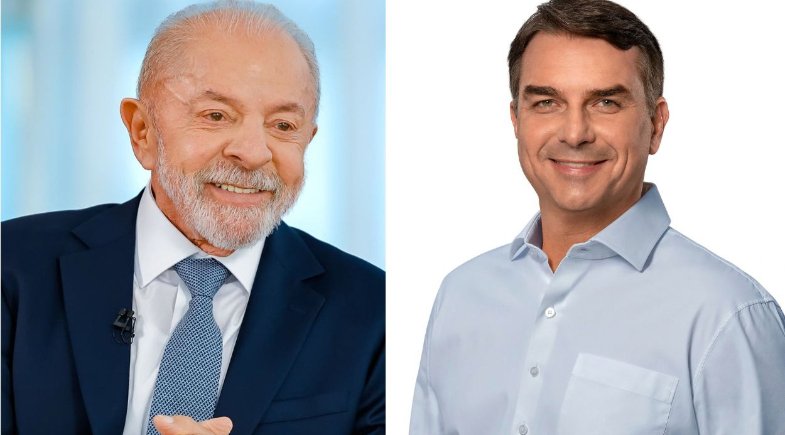 Pesquisa Vox Brasil aponta Lula com 50,86% e Flávio Bolsonaro com 49,14% dos votos válidos Pesquisa Vox Brasil aponta Lula com 50,86% e Flávio Bolsonaro com 49,14% dos votos válidos